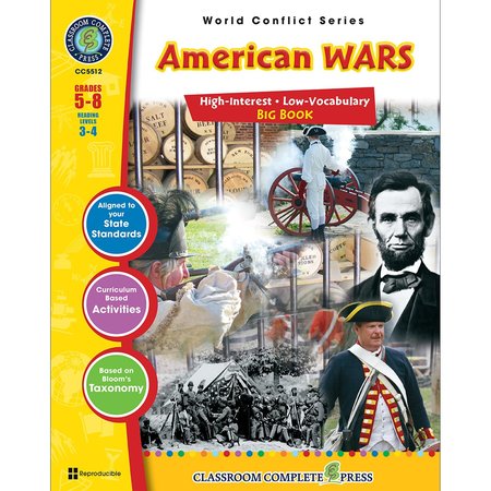 CLASSROOM COMPLETE PRESS American Wars Big Book World Conflict Series CC5512